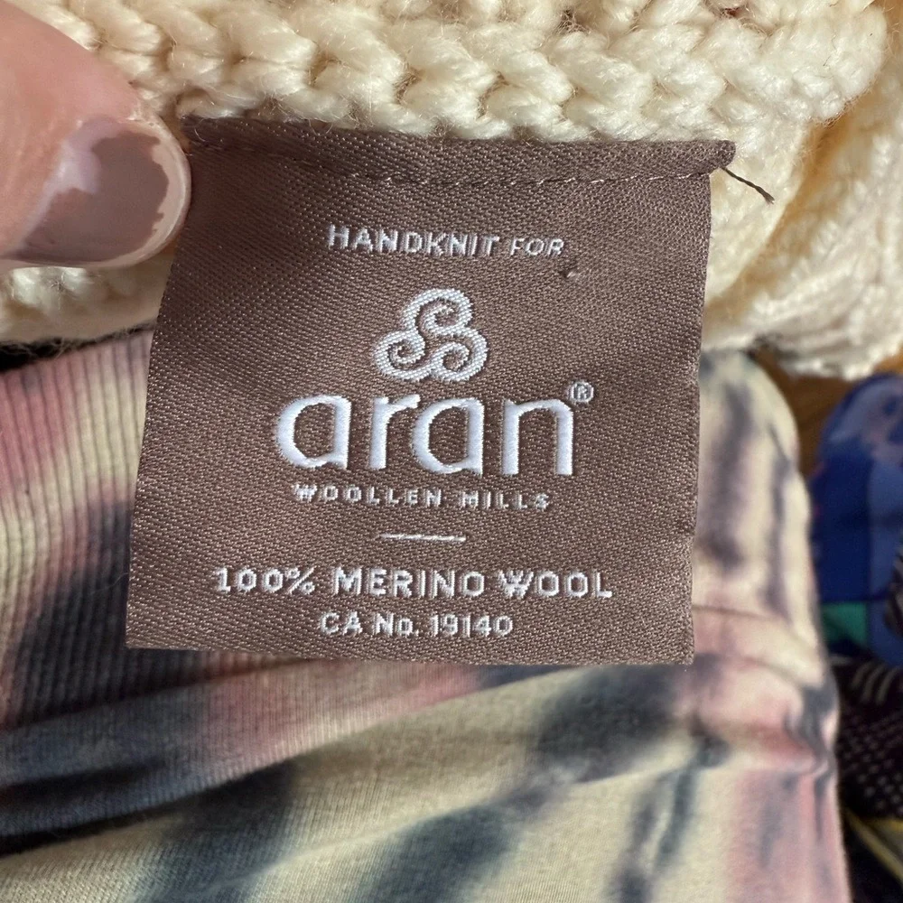 Shepley‎ Baby Aran Wool Cardigan